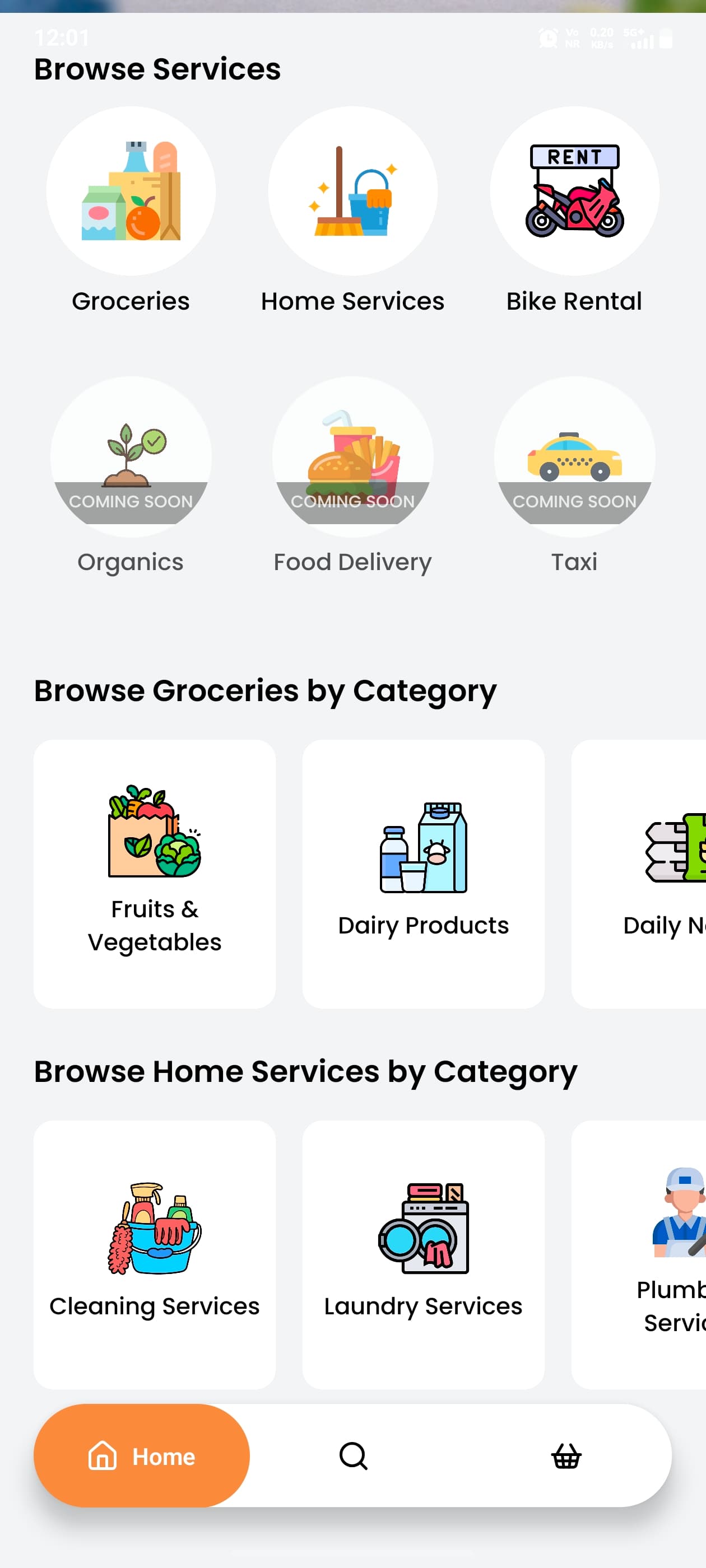 Just Orders groceries